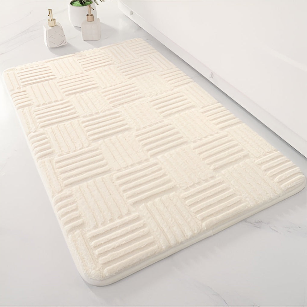 Plush Non-Slip Shag Bathroom Mat