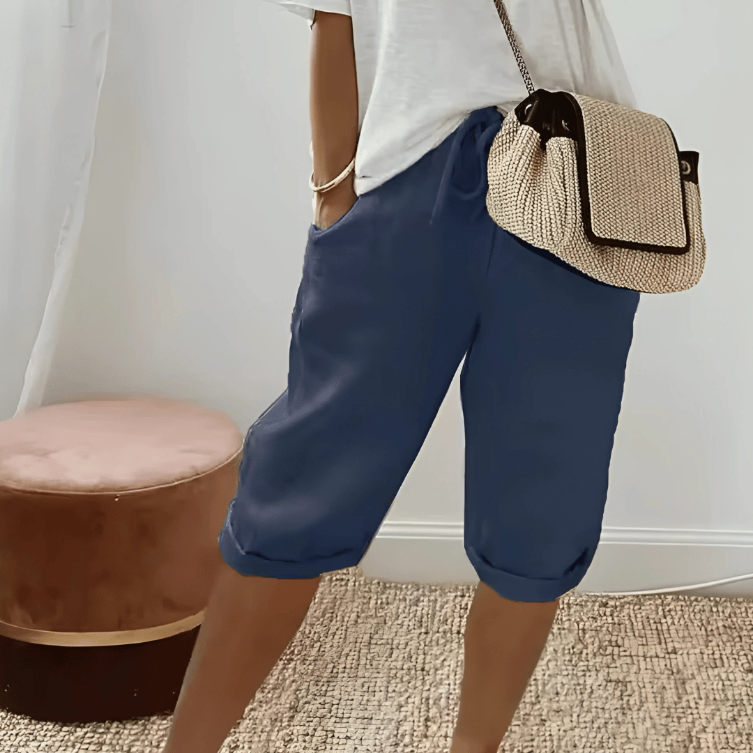 Comfy Women's Breathable Knee Length Shorts