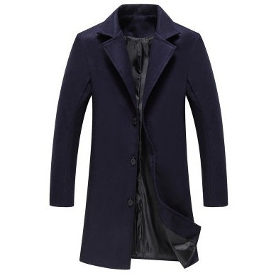 Classic Mens Wool Blend Coat