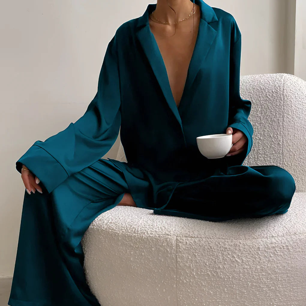 Luxurious Silk Pajama Set