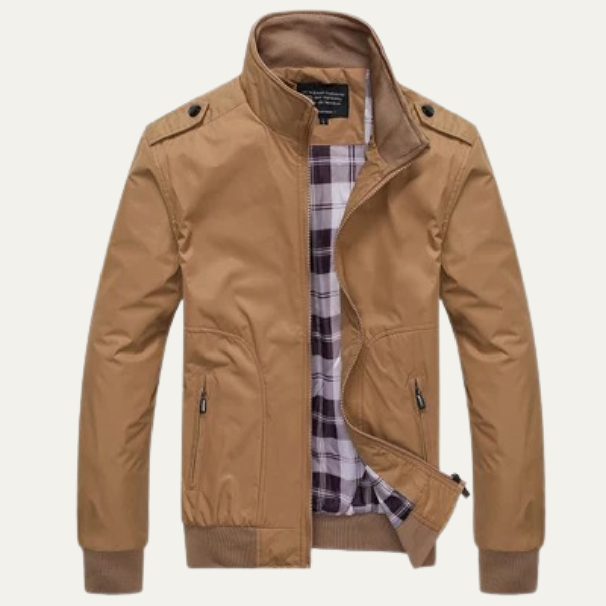 Slim Fit Men's Breathable Bomber Jacket