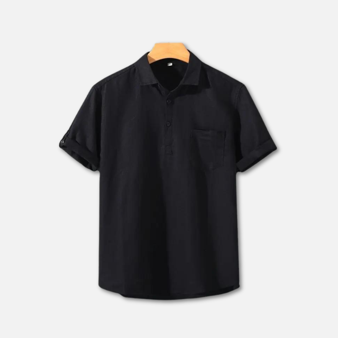 Comfortable Pastel Polo Shirt for Men, Soft Casual Tee