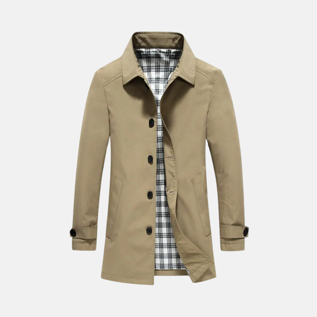 Stylish Fit Blazer | Plaid Lined, Pocket Jacket - EasyApparels