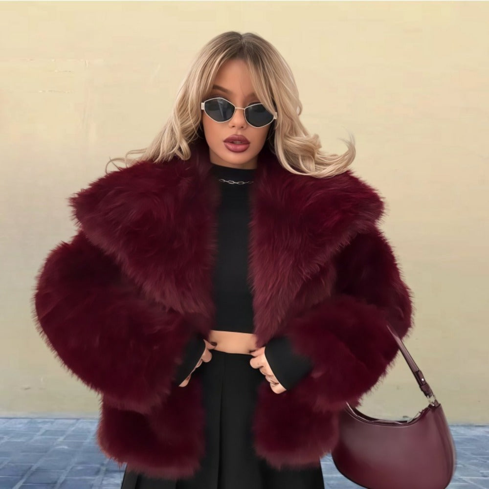 Premium Women's Faux Fur Winter Coat