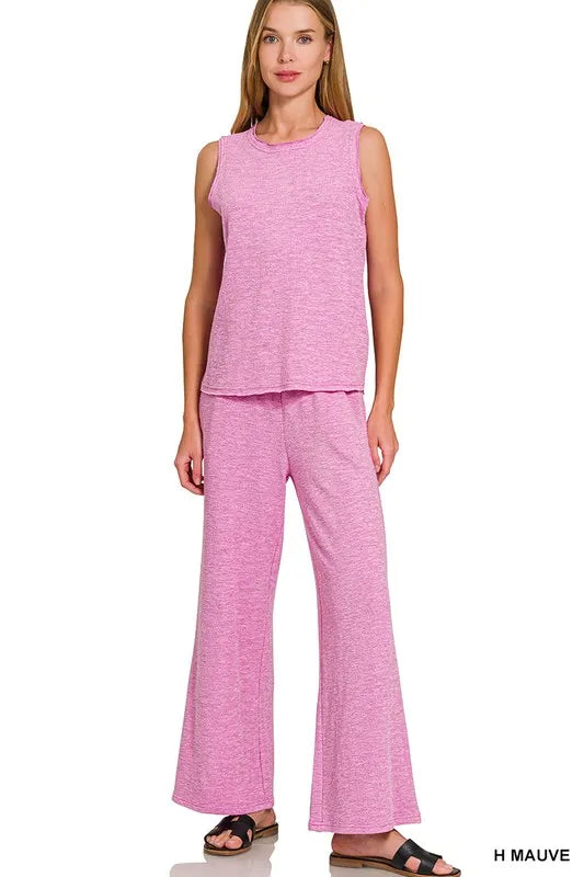 Relaxed Fit Cotton Lounge Set - EasyApparels