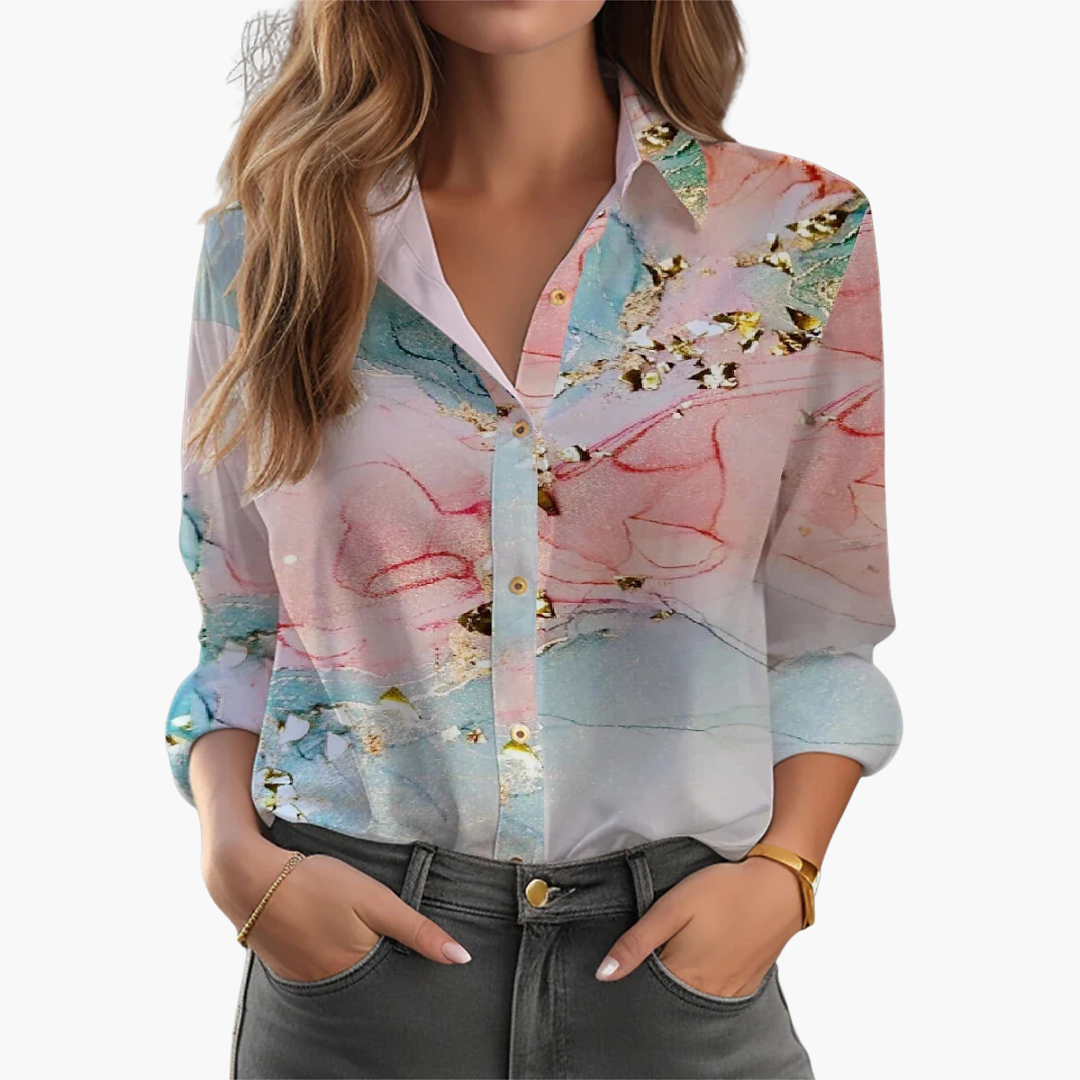 Pretty Floral Women's Blouse