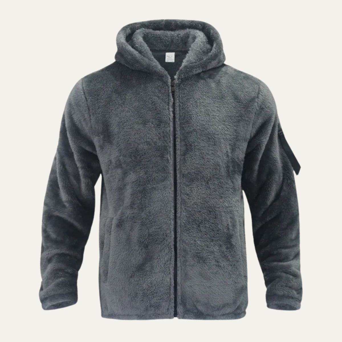 Cozy Men's Fleece Hooded Winter Jacket