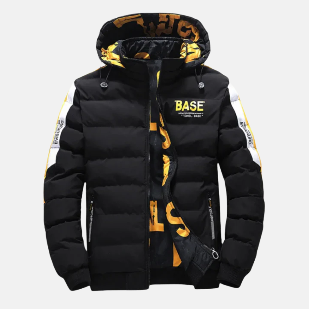 Warm Hooded Down Puffer Coat
