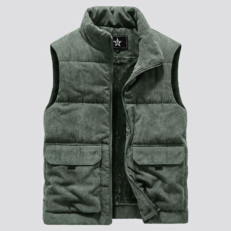 Rustic Fleece Lined Corduroy Jacket