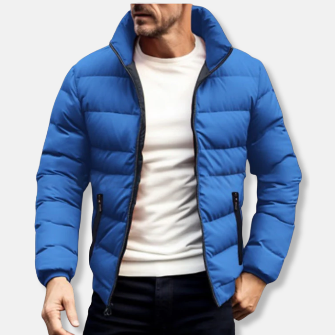 Warm Quilted Down Winter Jacket