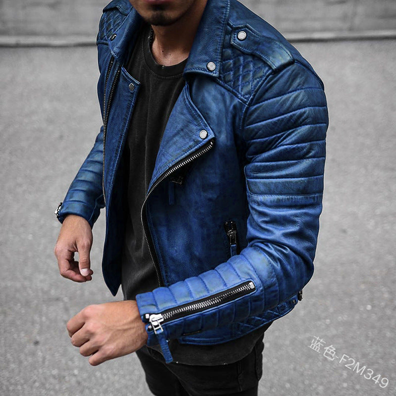 Classic Men's Black Leather Jacket
