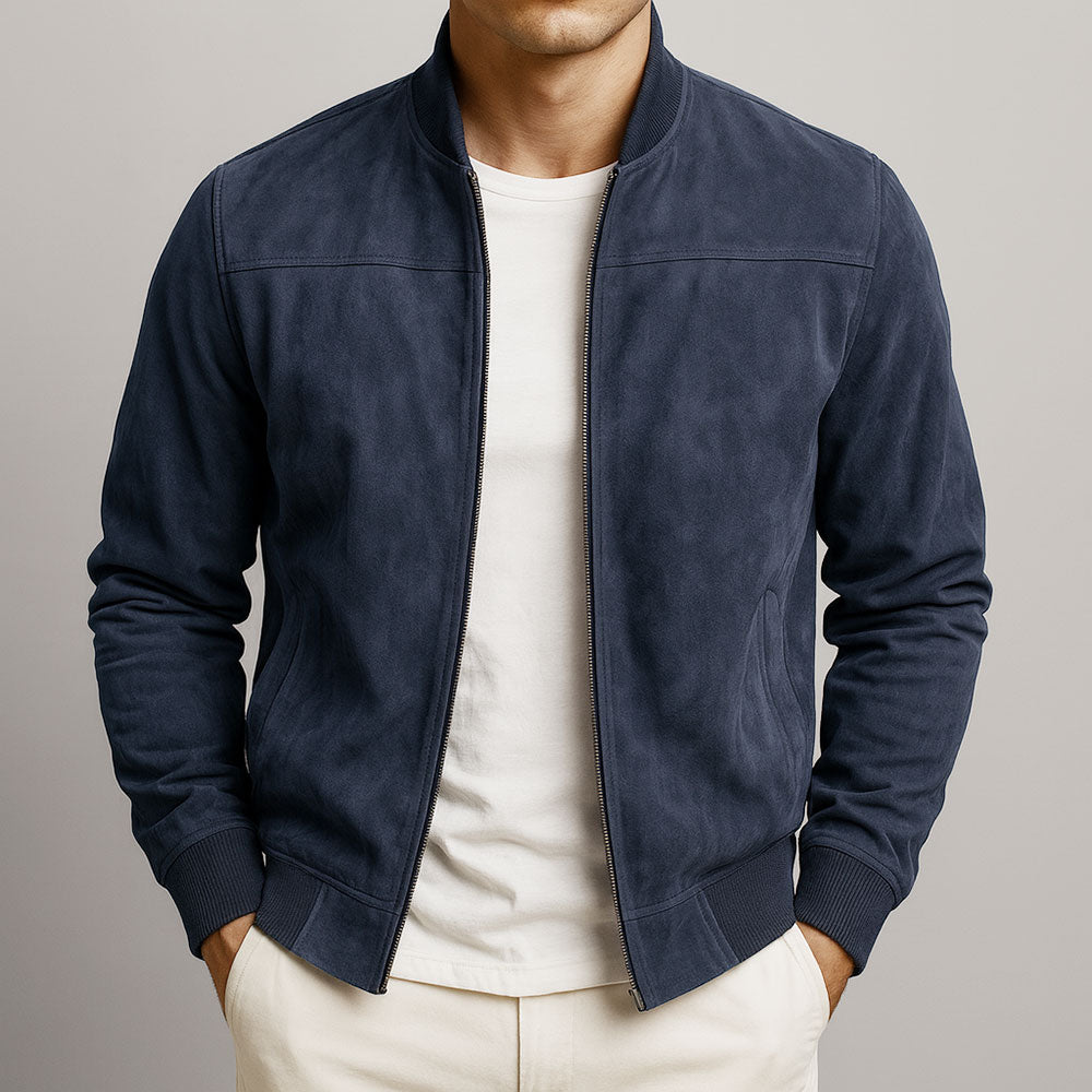 Slim Fit Water Repellent Zip Jacket
