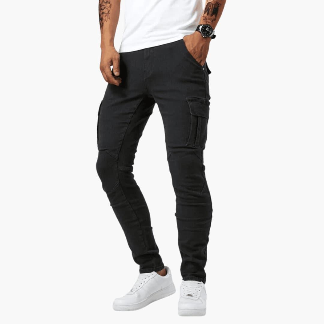 Comfortable Fit Cargo Pants with Stretchy Pockets