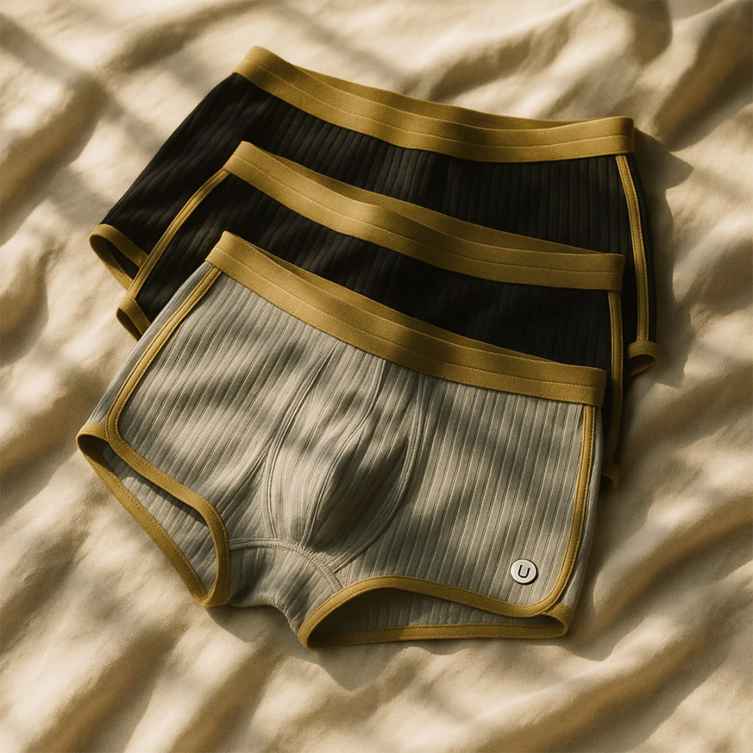 Natural Fiber Soft Boxer Briefs Set