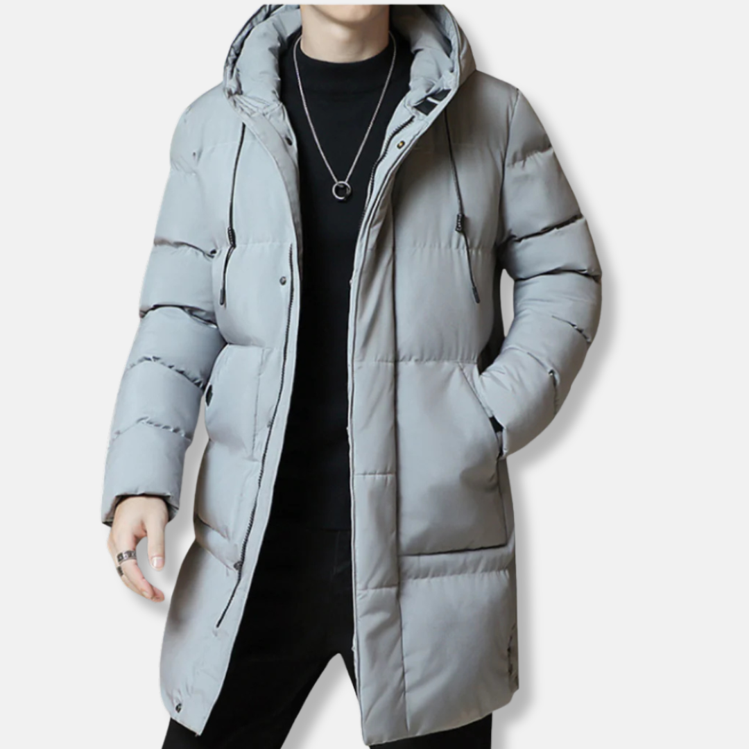 Warm Quilted Puffer Coat | Hooded Winter Jacket