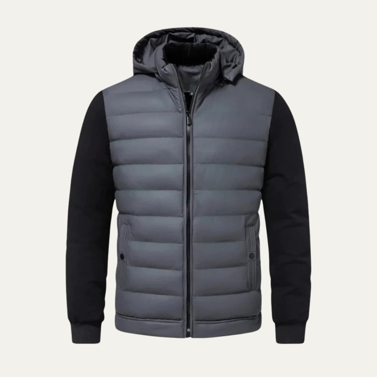 Warm Men's Down Filled Quilted Puffer Jacket Coat