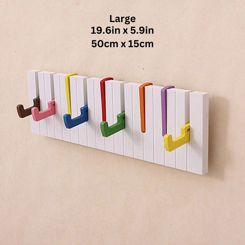 Musical Key Hook Coat Rack