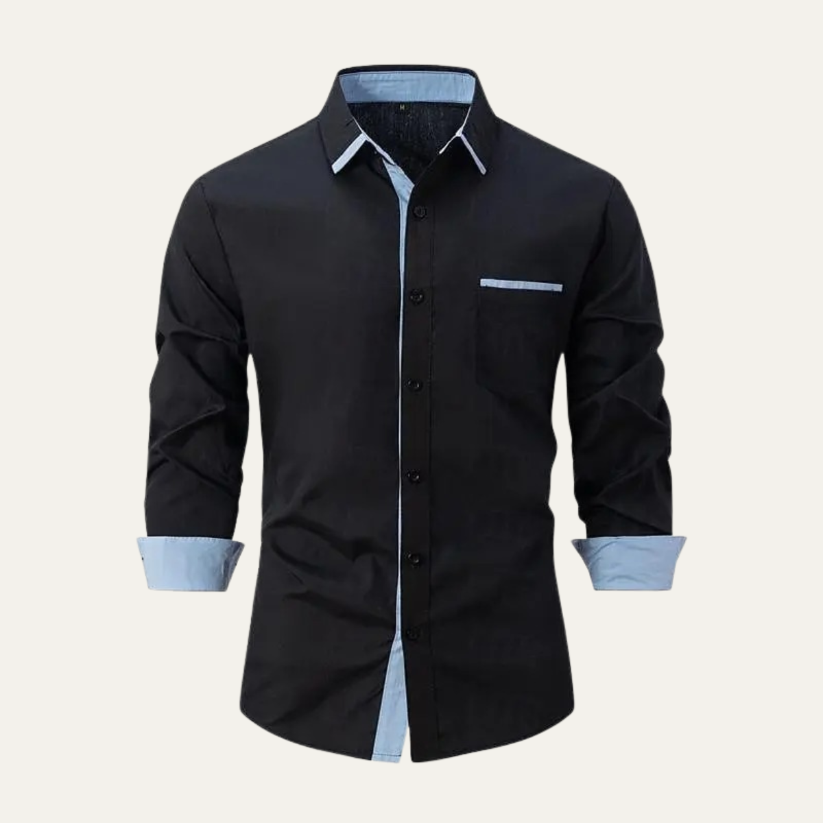 Relaxed Fit Men's Button Down Dress Shirt
