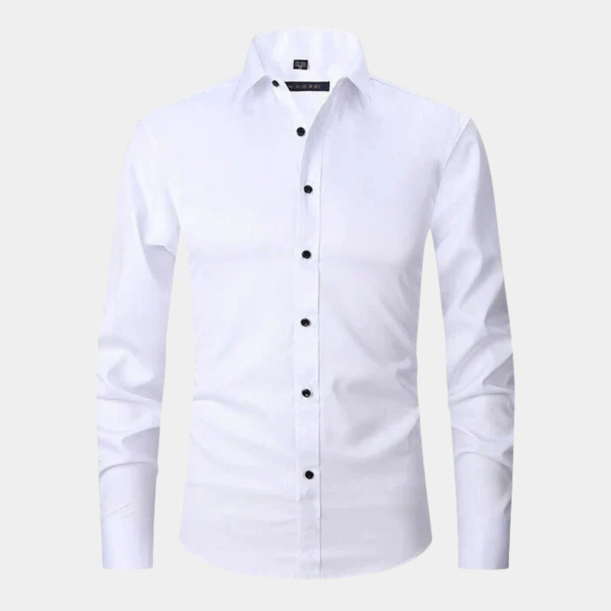 Slim Fit Mens Stretch Dress Shirt Long Sleeve