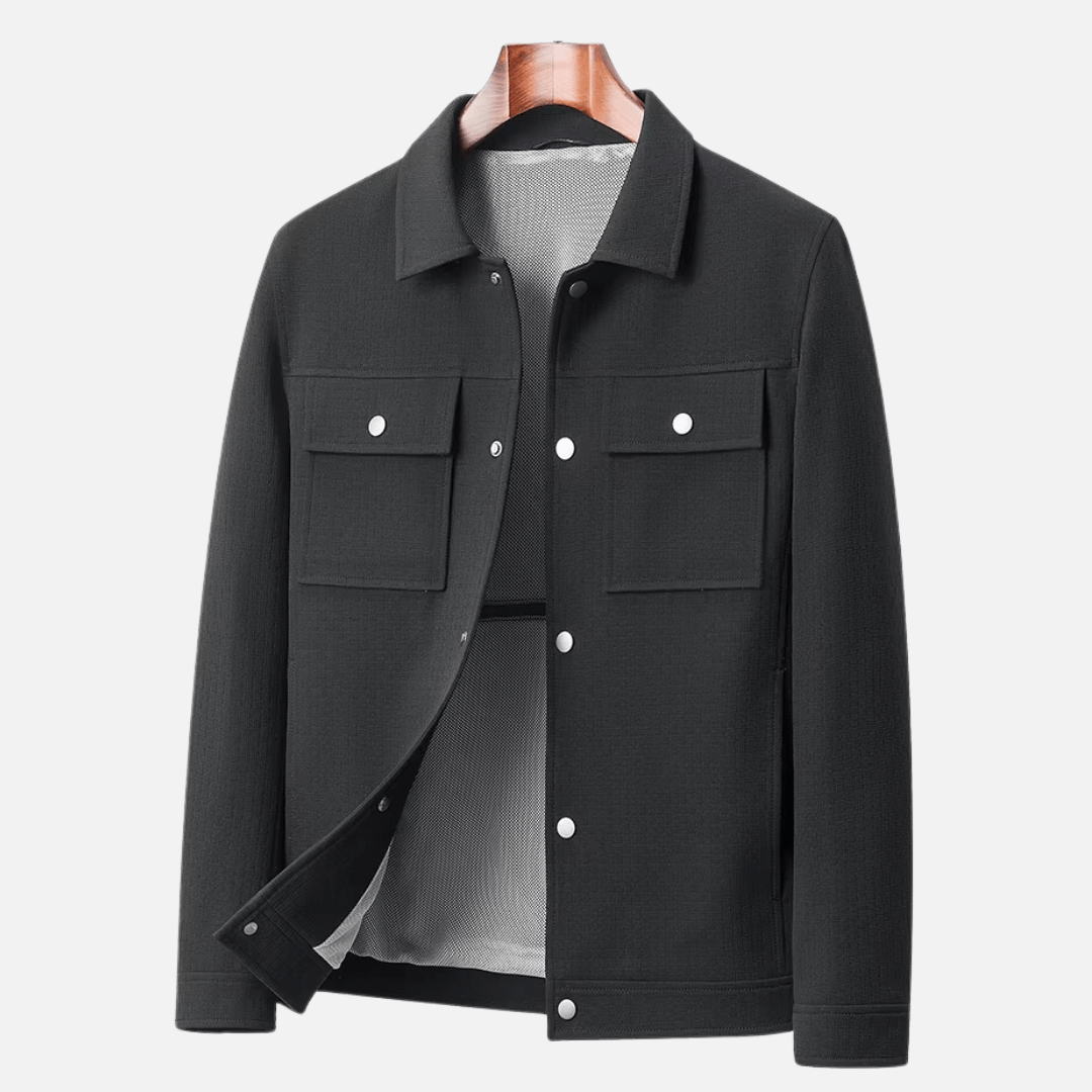 Classic Men's Thick Cable Knit Jacket