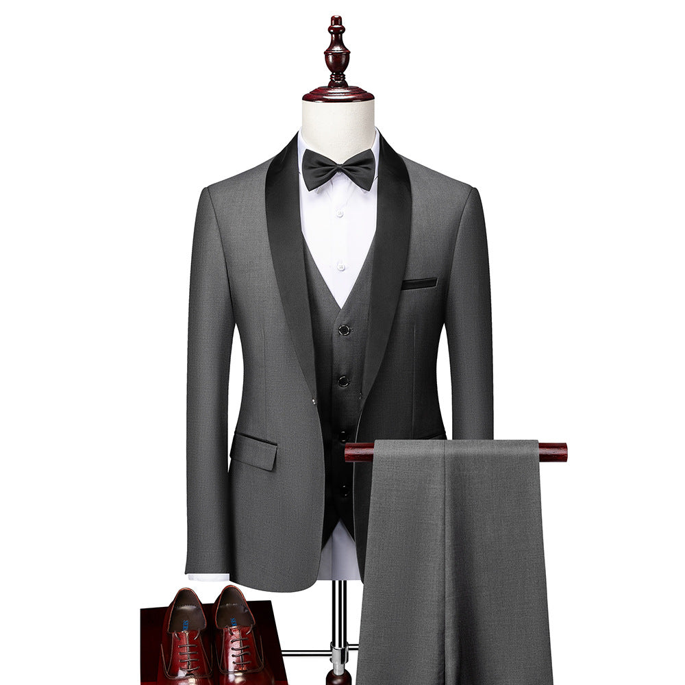 Classic 3-Piece Tailored Suit Set for Men