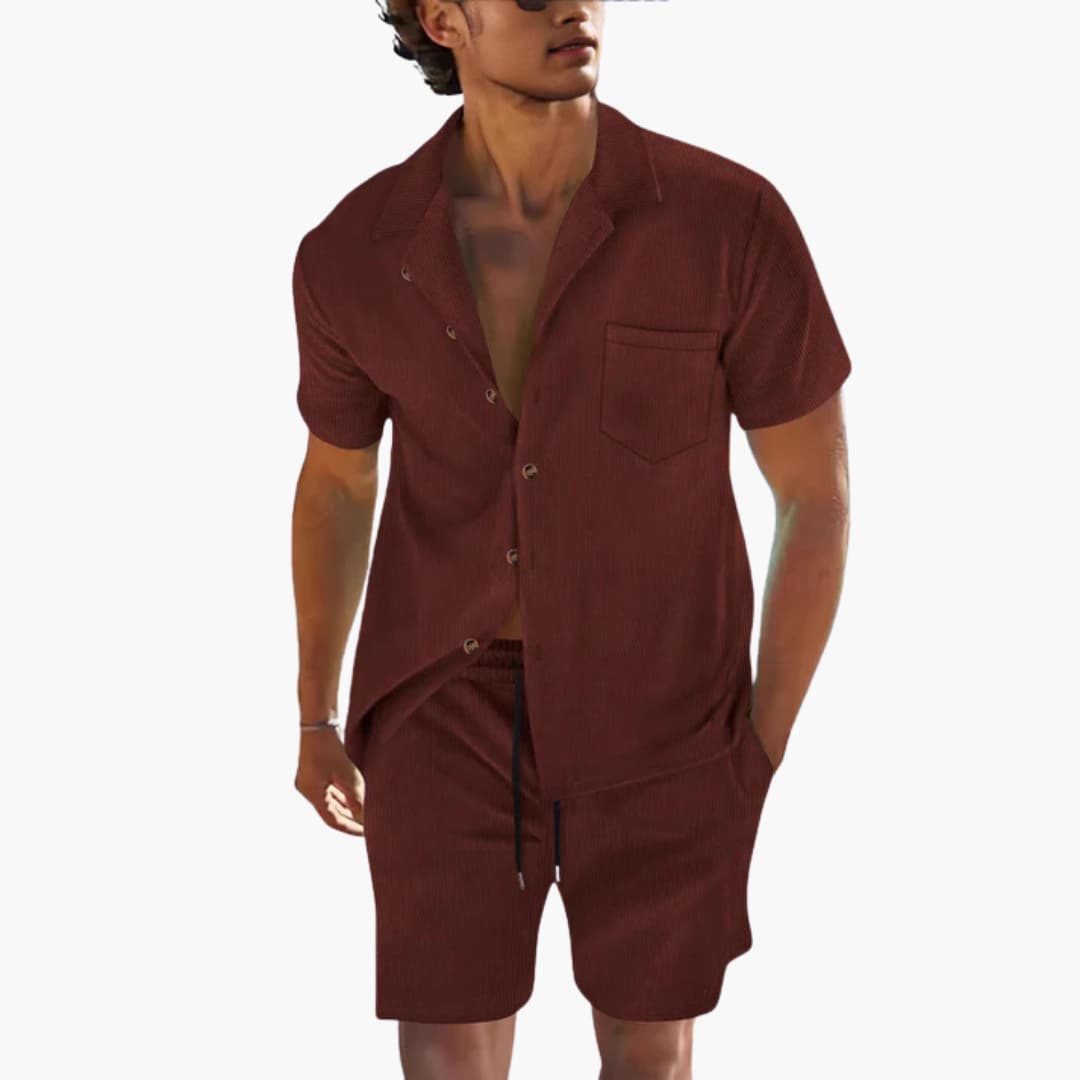 Lightweight Casual Shorts Set for Men