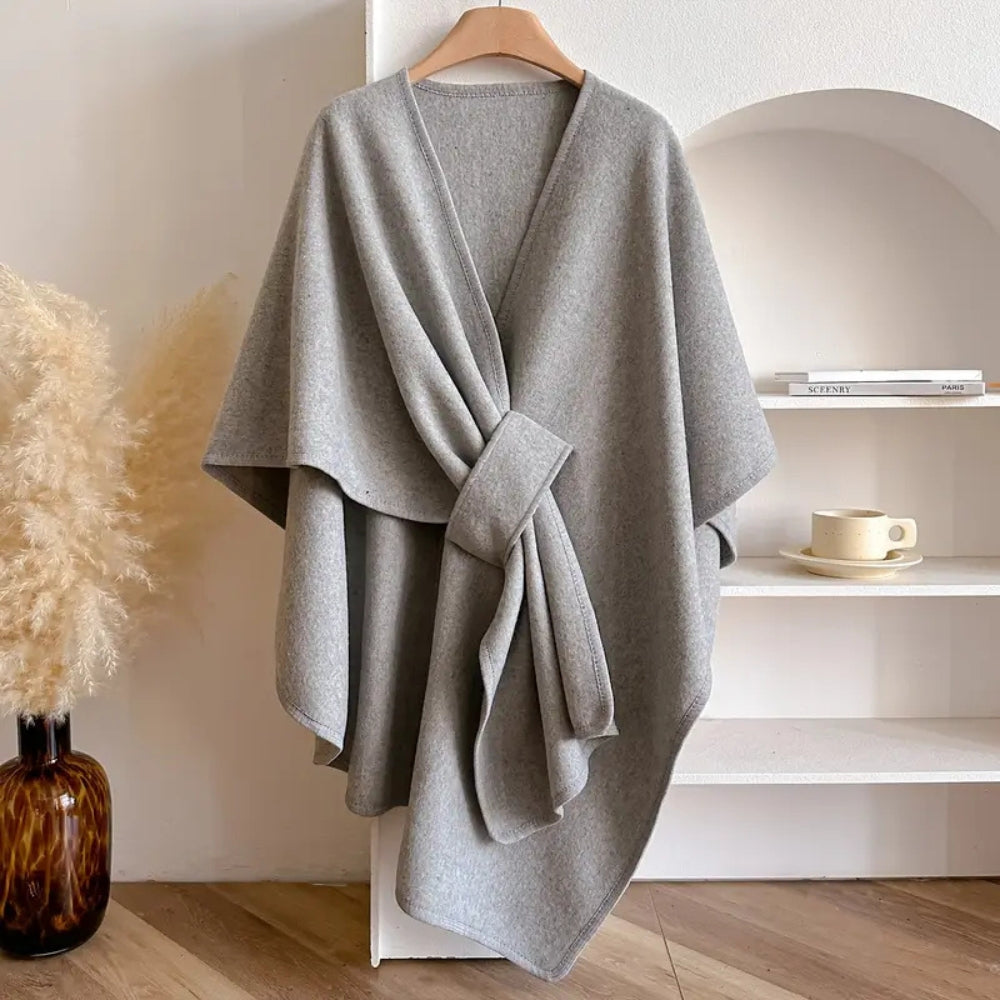 Soft Oversized Women's Wrap Poncho