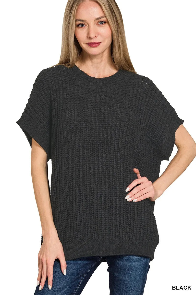 Comfy Casual Crew Neck Pullover Sweater - EasyApparels