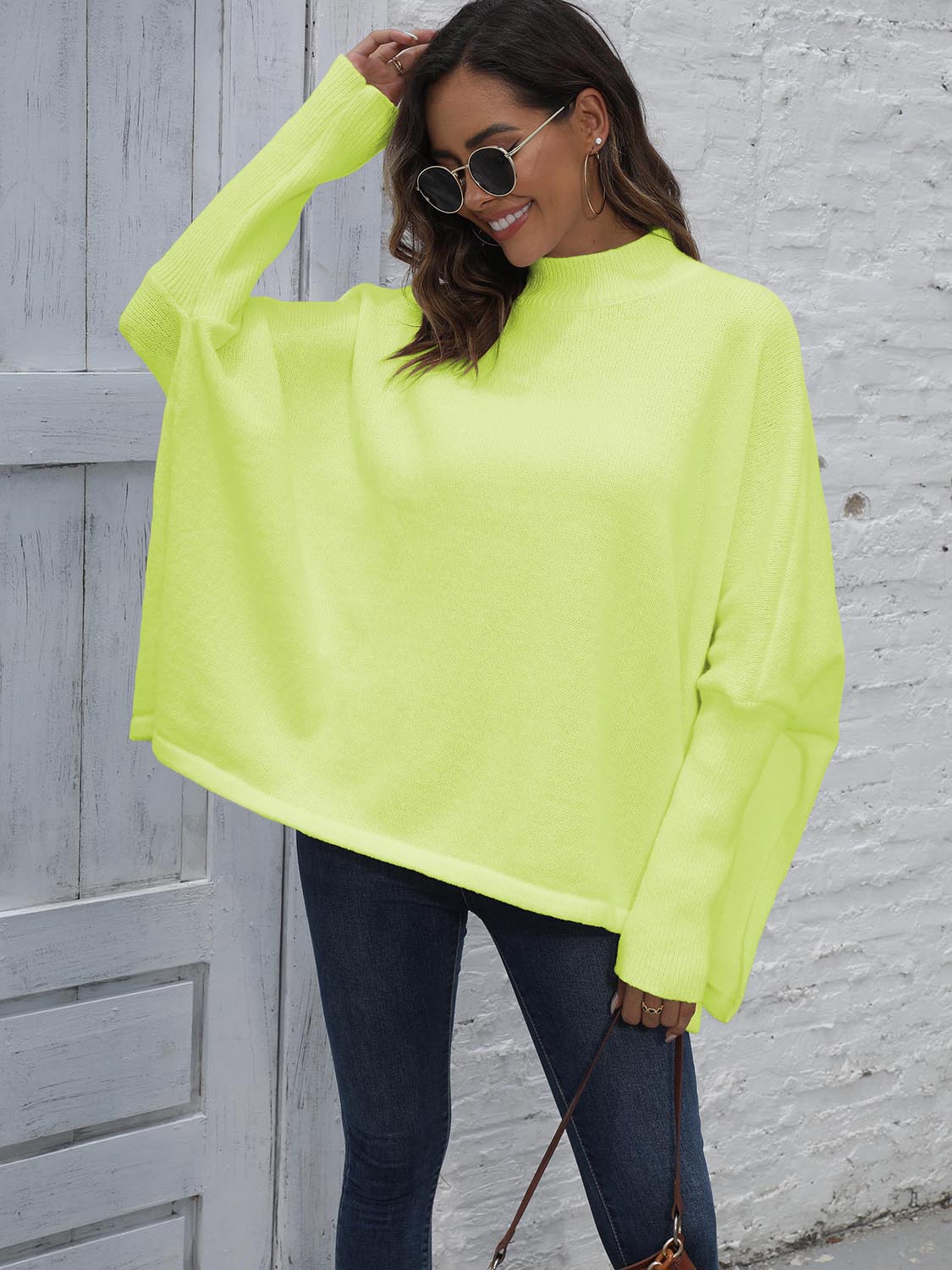 Relaxed Fit Classic Crew Sweater