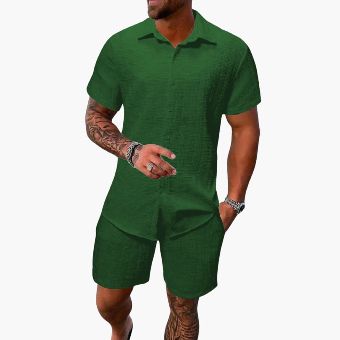 Comfortable Cotton 2-Piece Suit for Men