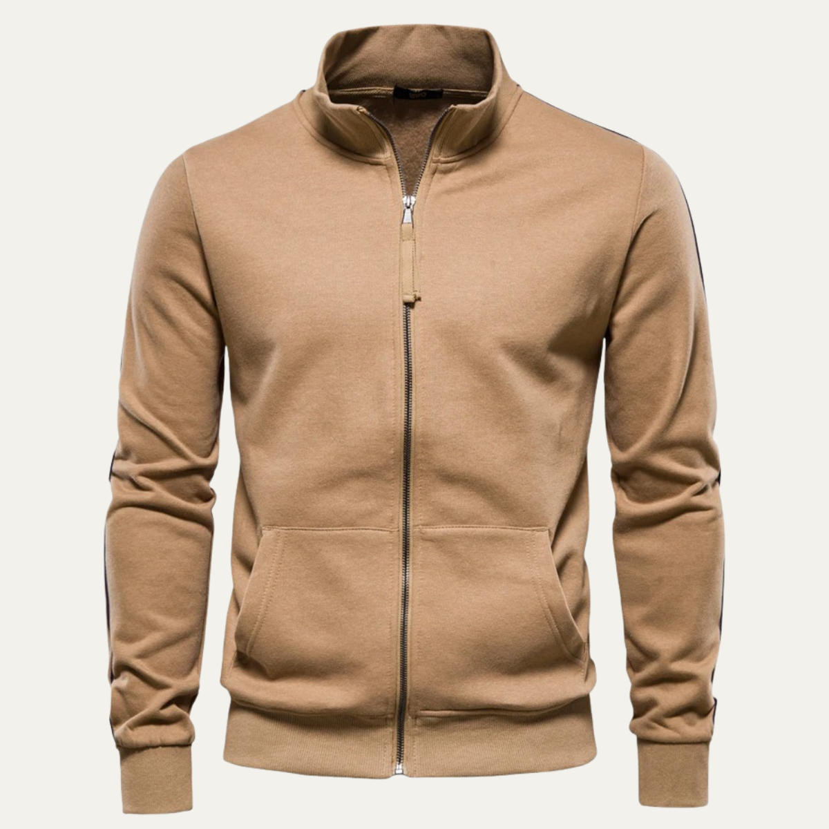 Comfortable Men's Zip Up Lightweight Windbreaker Jacket