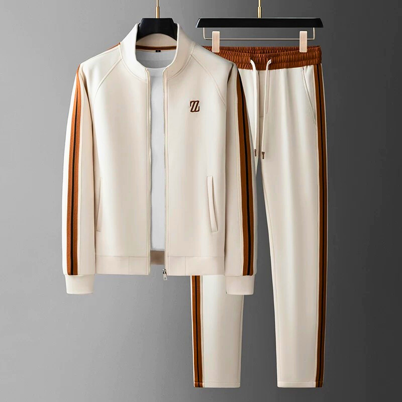 Casual Men's Athletic Tracksuit Set