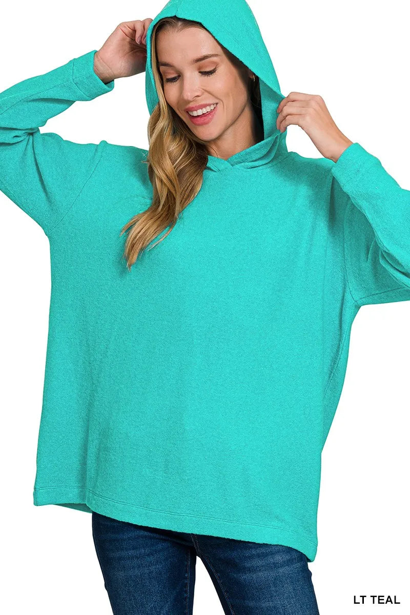Cozy Oversized Fleece Hoodie Sweater - EasyApparels