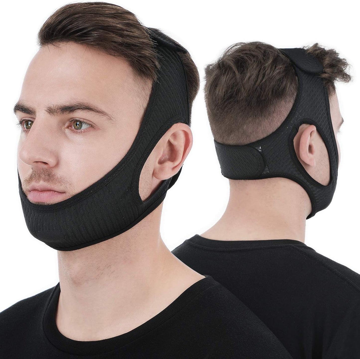 Comfortable Snore Reducing Chin Strap Sleep Solution - Luxicro