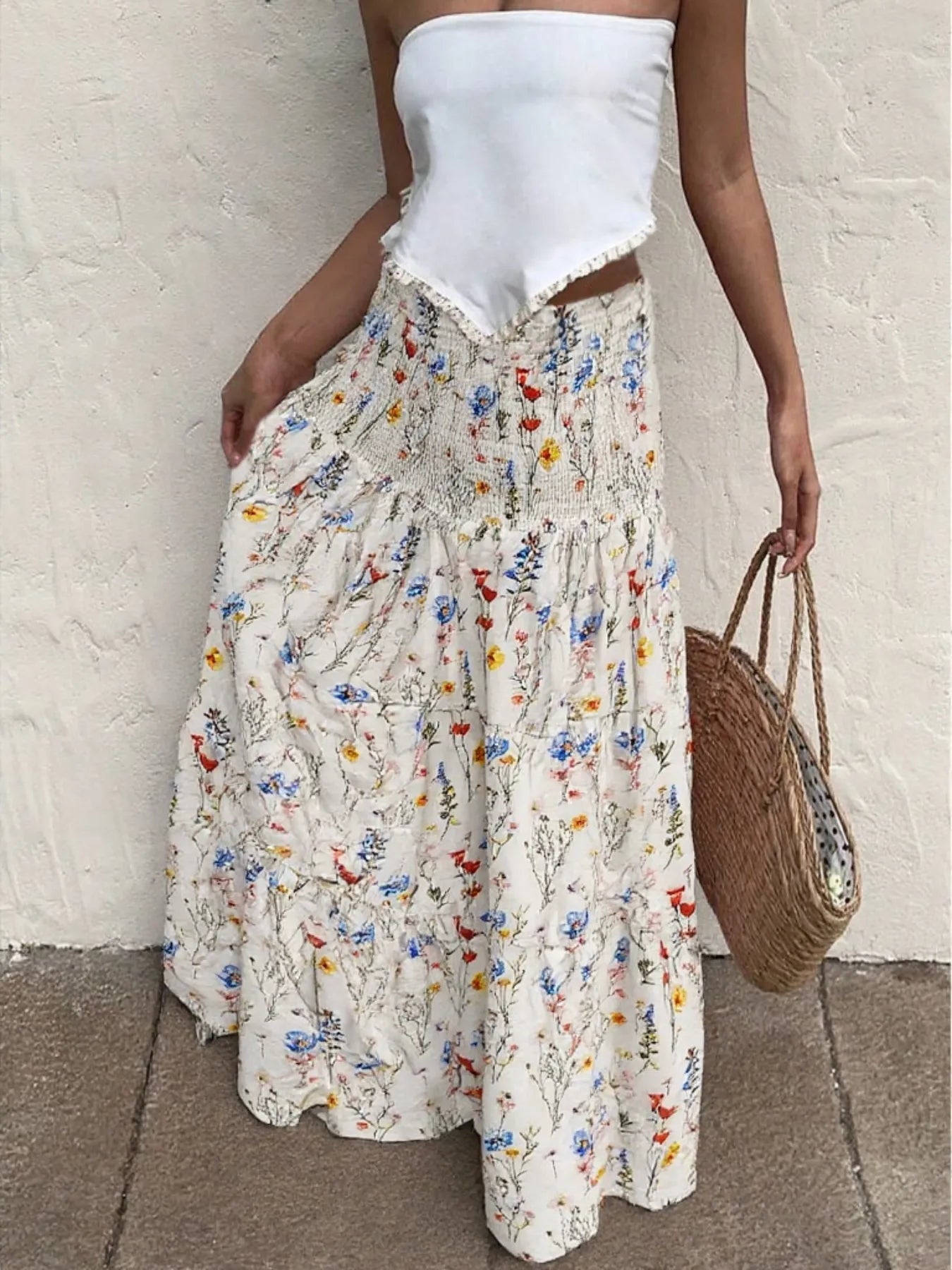 Beautiful Layered Long Skirt - EasyApparels