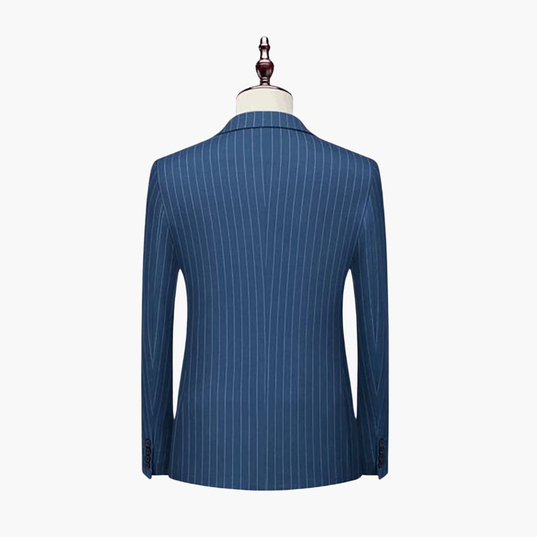 Classic Two Button Slim Fit Pinstripe Suit