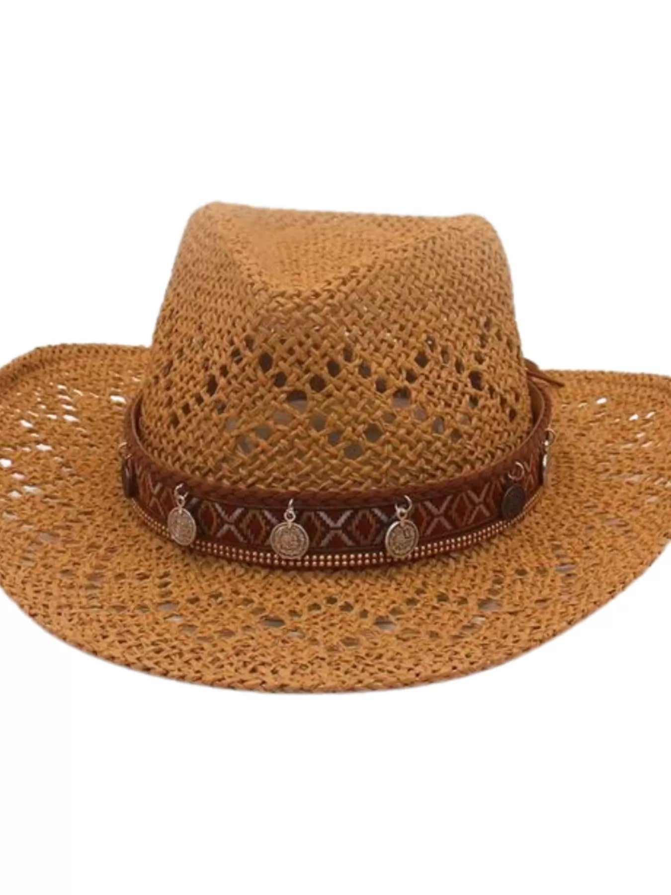 Rustic Western Style Cowboy Hat