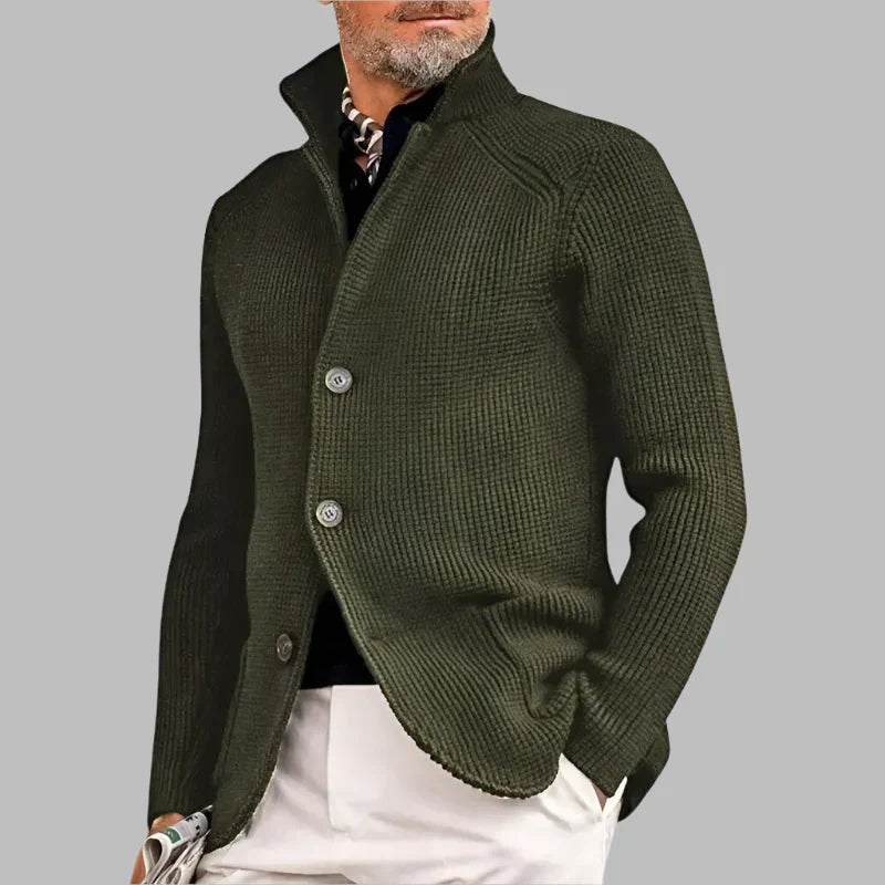 Cozy Wool Knit Cardigan Sweater