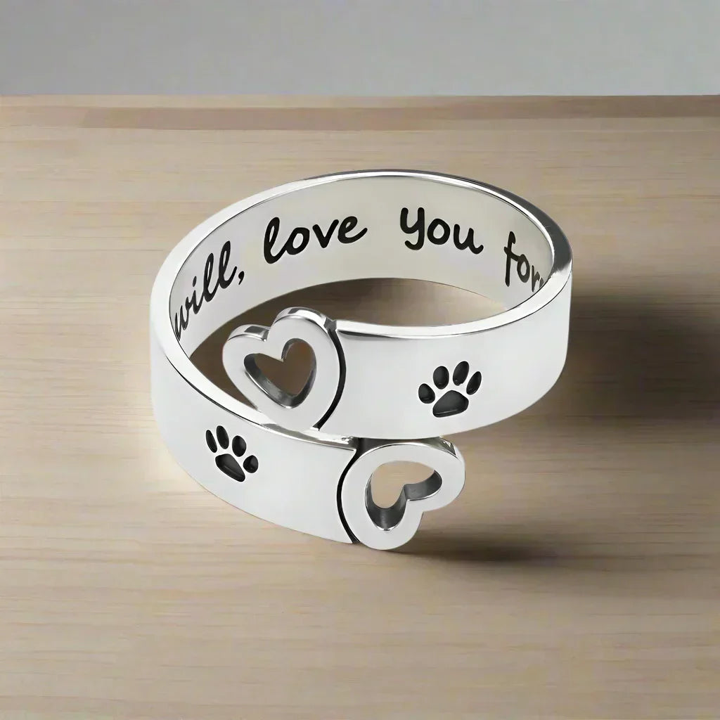 Comfortable Heart Shaped Silver Ring for Women - Luxicro