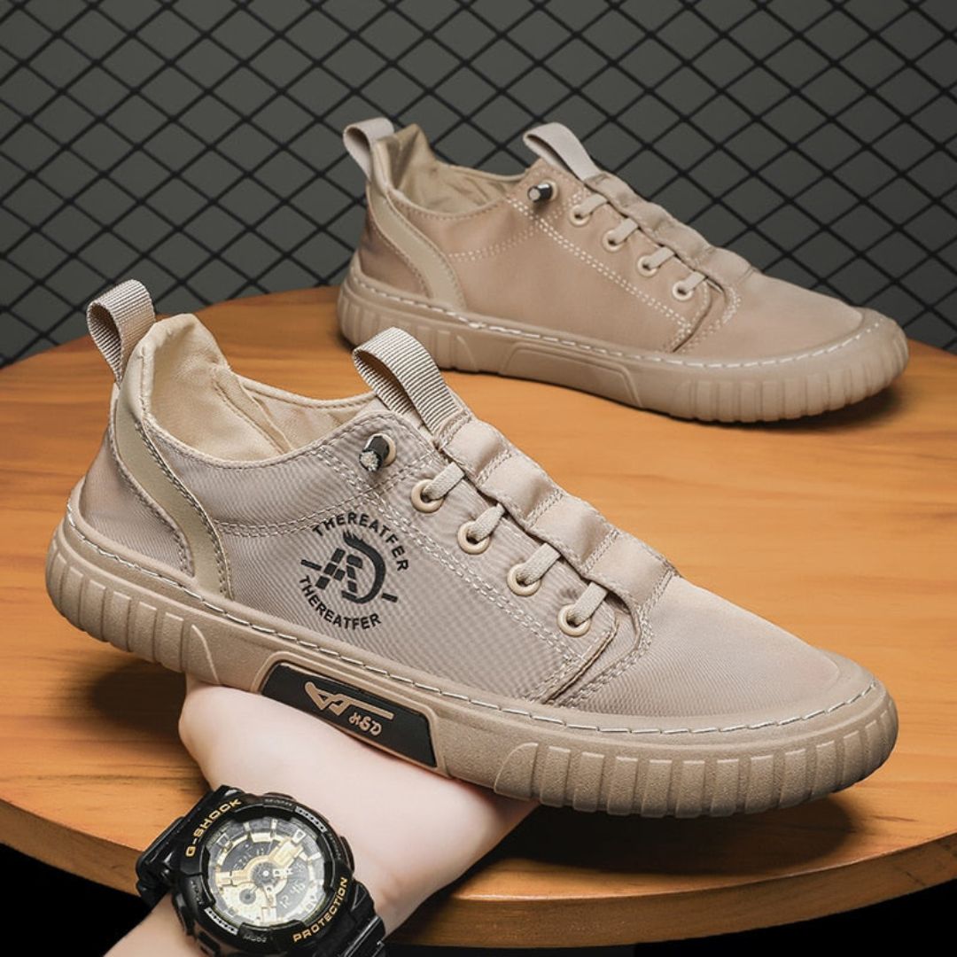 Casual Lace Up Canvas Shoes