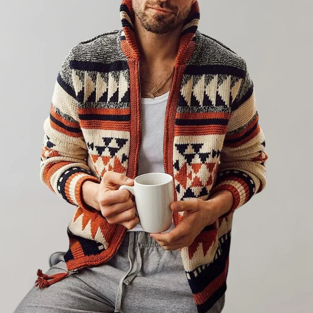 Fashionable Mens Patterned Waistcoat - Vossary