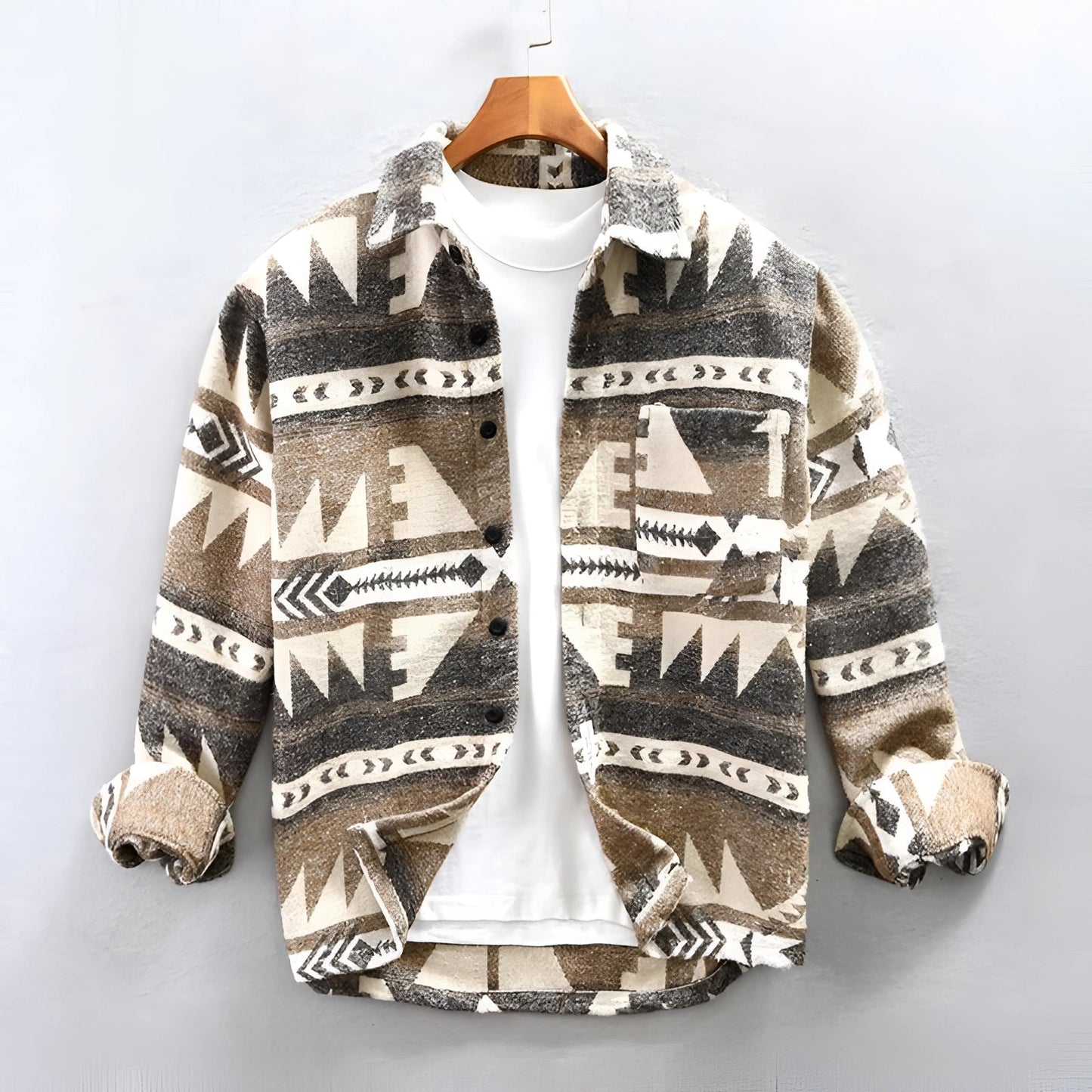 Warm Plaid Men's Flannel Jacket