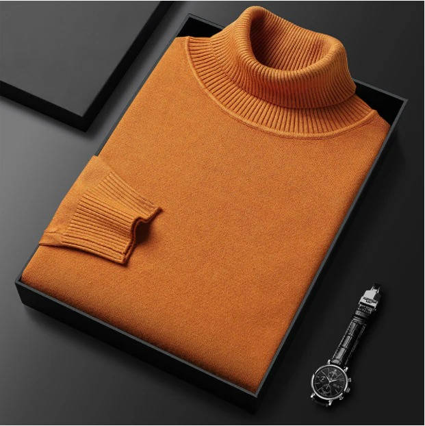Classic Men's Crew Neck Wool Sweater