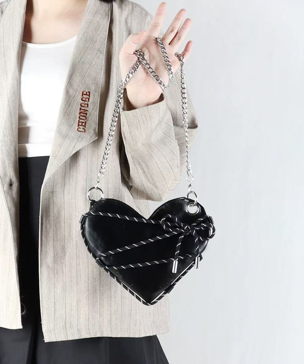 Fashionable Faux Leather Love Shoulder Bags - EasyApparels