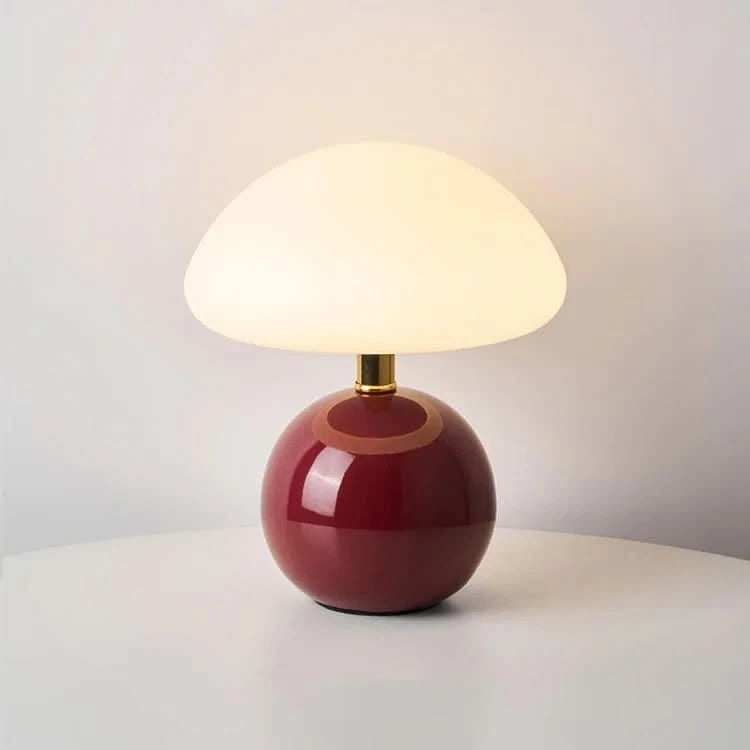 Pink Soft Touch Ceramic Desk Lamp