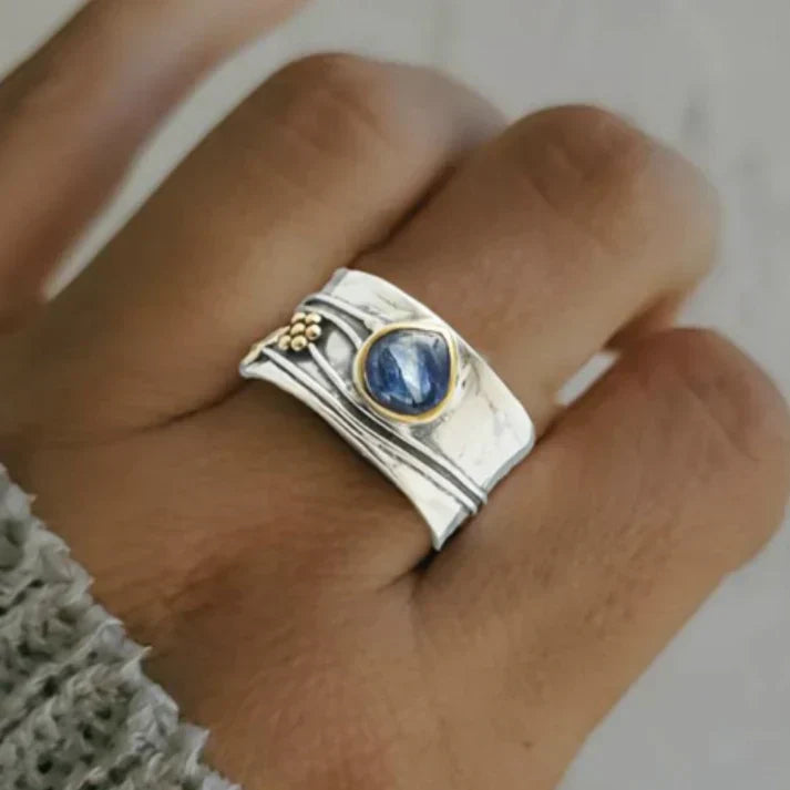 Natural Stone Spiritual Meditation Ring