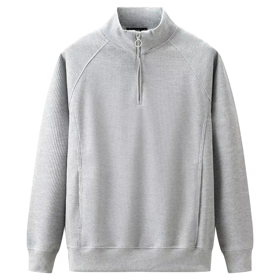 Cozy Textured Crew Neck Sweatshirt