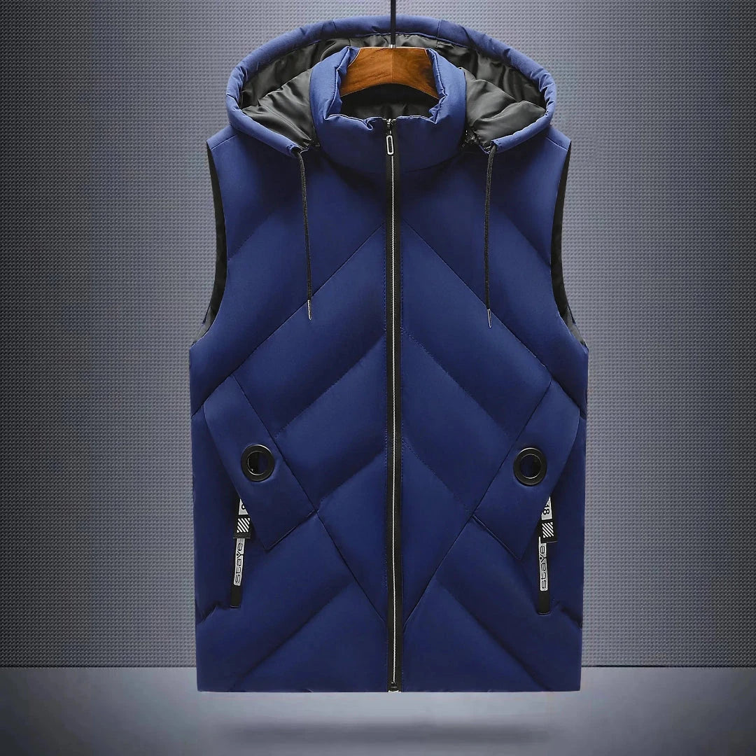 Warm Waterproof Hooded Gilet