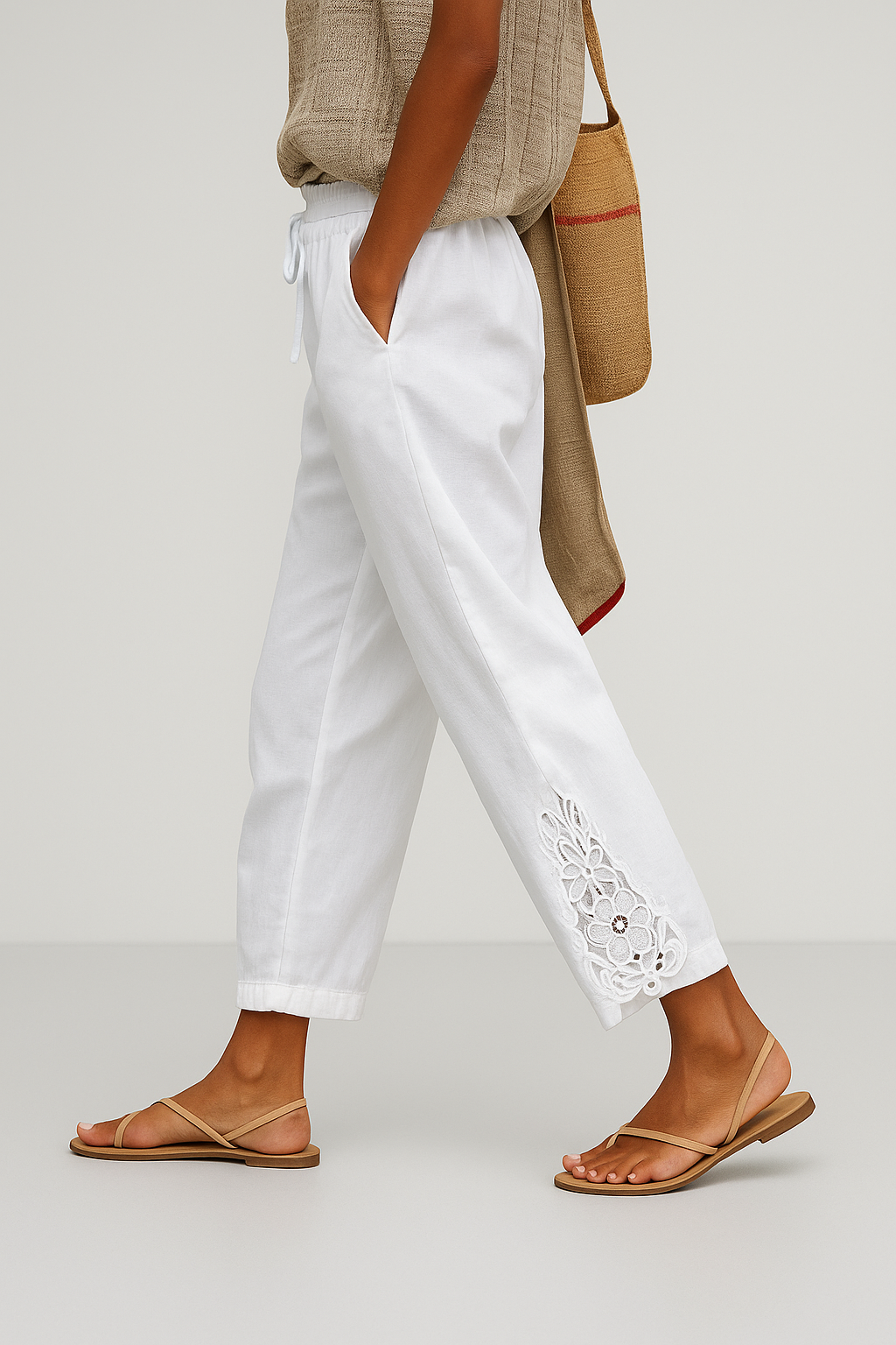 Comfortable Women's Drawstring Pants - EasyApparels