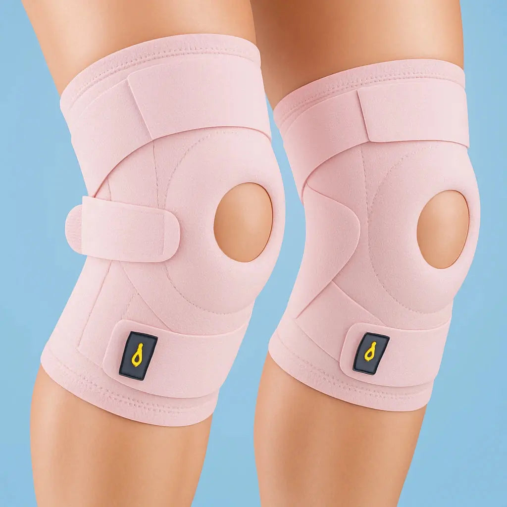 Comfort Fit Knee Support Sleeve, Adjustable Compression Wrap